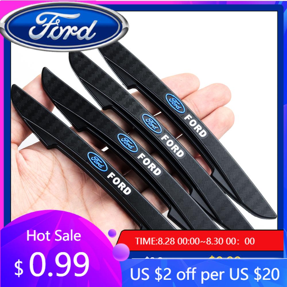 Nuovo Adesivo Auto 2026 4 Pezzi Gomma Protezione Bordo Portiera Auto Adesivo Anti Collisione Strisce Anti Graffio Per Ford Mondeo Focus 2 3 4