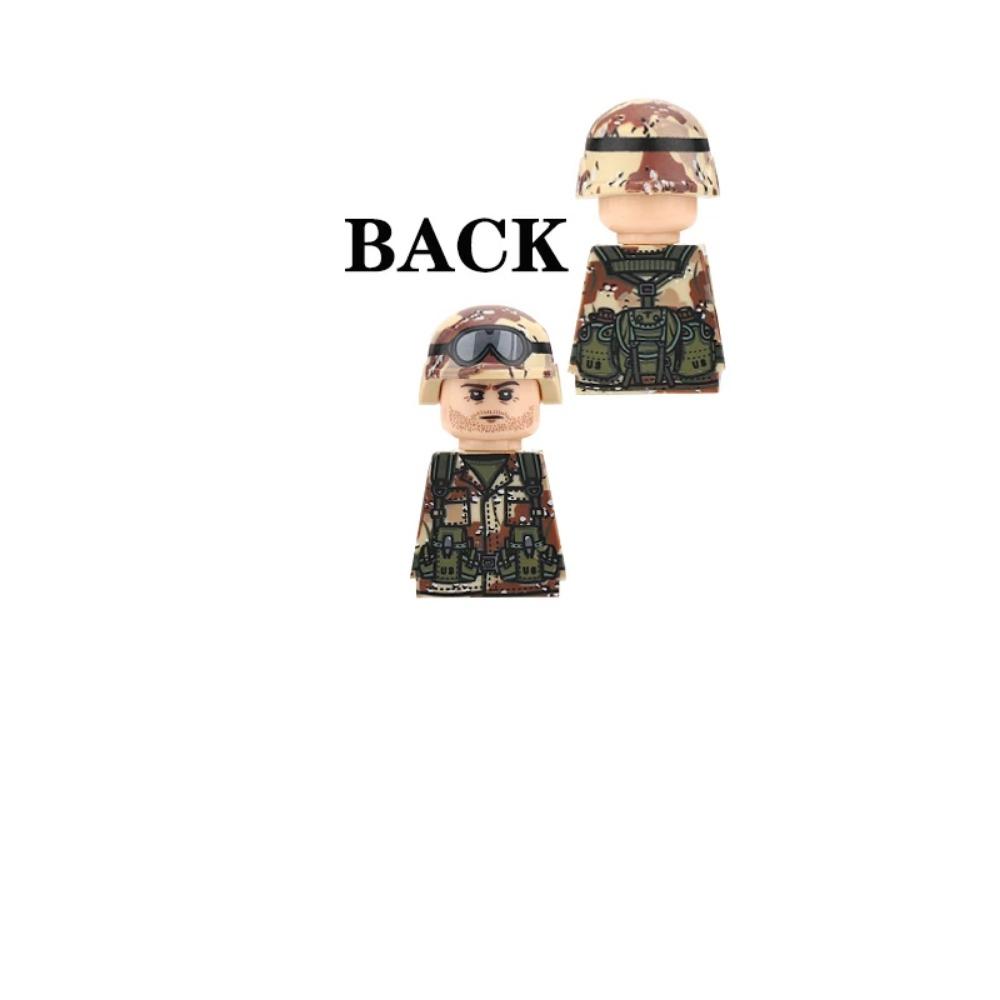 US Airborne 101ST Soldier Figures Building Blocks Officer Army Warrior Infantry Military Accessories Gun Weapon Bricks Toys GR03