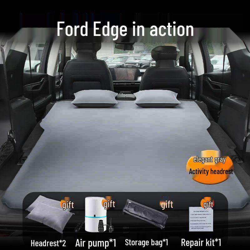 L-Size Automatic Inflatable Car Mattress for Ford Edge 7-Seater Trunk