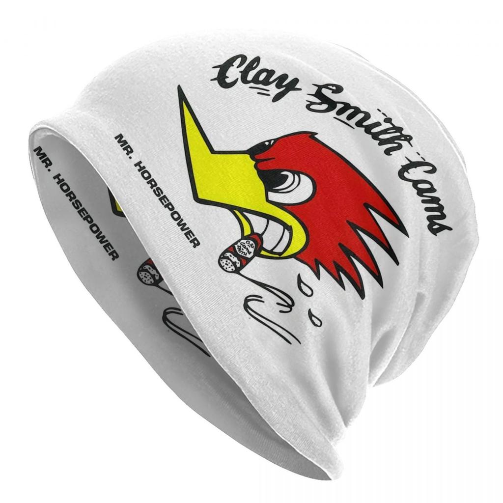 Custom Clay Smith Cams Bonnet Hat Knitted Hats Unisex Adult Mr Horsepower Racing Motor Motocross Winter Warm Beanies Cap