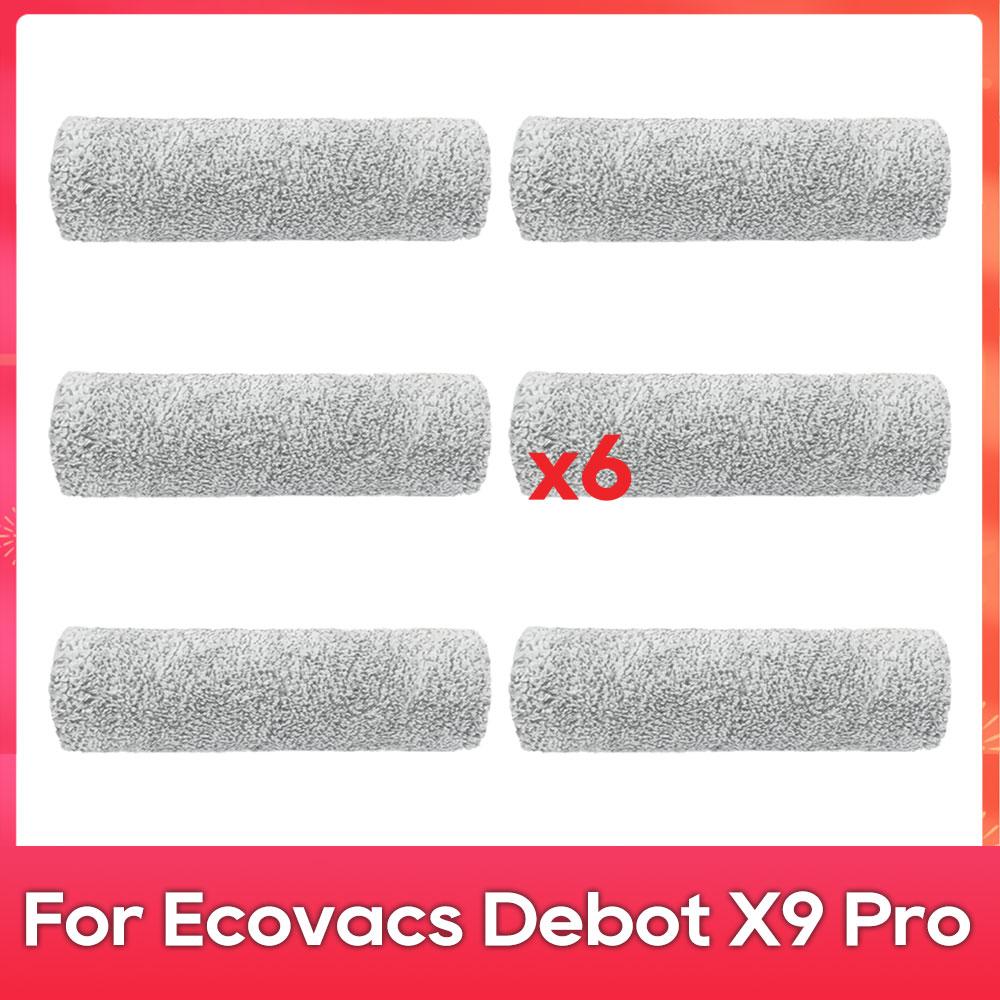 Passt für ( ECOVACS X9 PRO OMNI / X9 Pro ) Ersatzteile Zubehör Filter Haupt-Seitenbürste Walze Mopp Staubbeutel