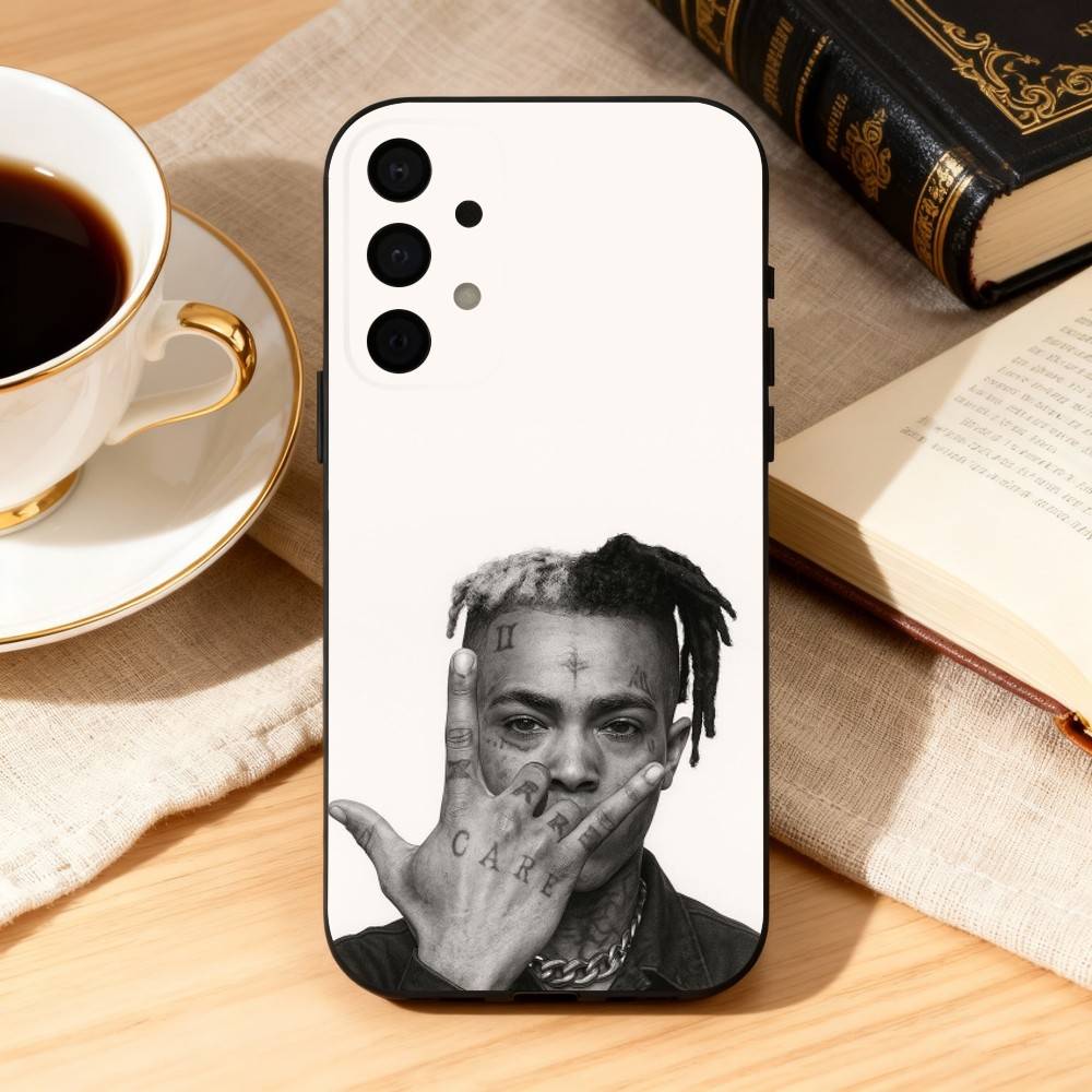 X-XXXTentacionS Rapper Phone Case For Samsung Galaxy A73,A72,A71,A70,A53,A52,A51,Soft Silicone Black Cover