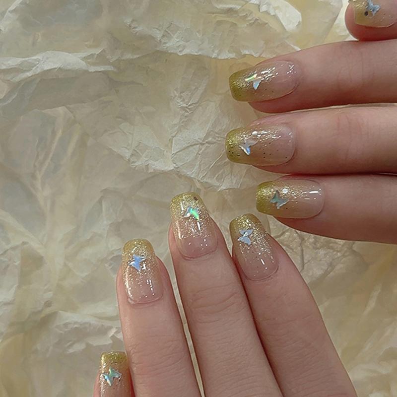 Holographic Silver Nail Glitter Laser Star Shape Sequins Sparkly Flakes Paillette Diy Nail Art Decorations Slices Accessories