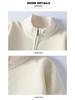 Herren Winter Fleece Halbhoher Kragen Strickware
