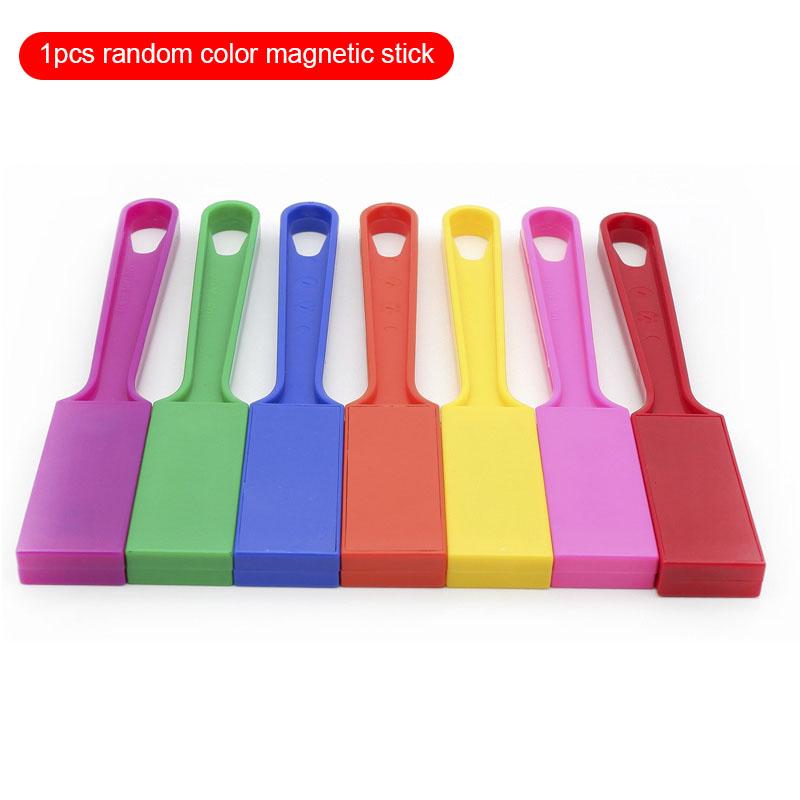 

Plastic Color Magnetic Circular Sheet Stick Physics Science Magnetic Experiment Game Montessori Color Learning Teaching Aid