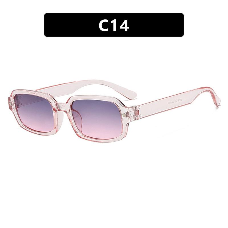 Classic Brand Designer Luxury Small Frame Square Sunglasses Women For Men Vintage Punk Sun Glasses Popular Hip Hop Shades Uv
