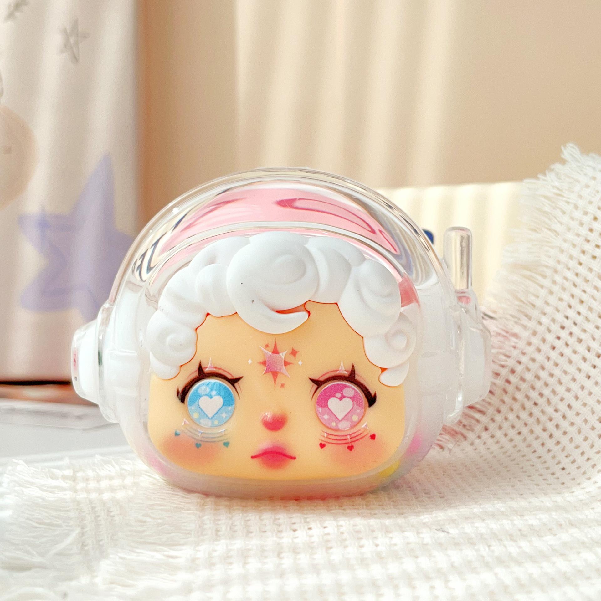 Liquid Sand Milk Bean Astronaut Oil-Filled DIY Ornaments 6.5 x 8.5 x 7.0 cm