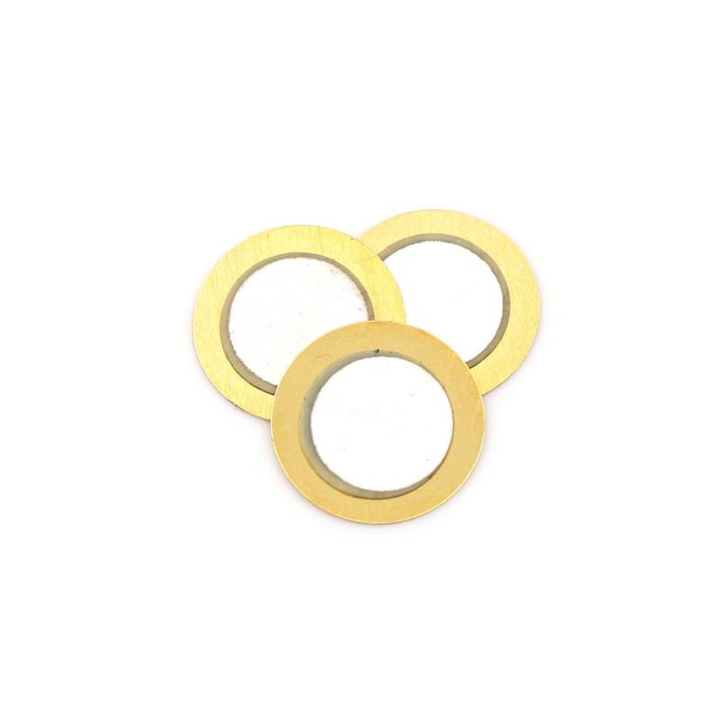20Pcs 15Mm Piezo Elements Sounder Sensor Trigger Drum Disc Copper