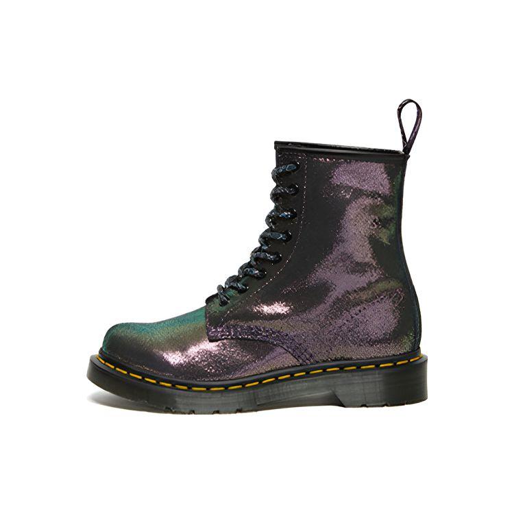 

Dr. Martens 1460 Leather Holographic 8 Eye Boots Women Boots Purple 26958519 36