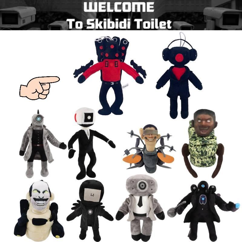 Skibidi Toilet Plush Funny Cute Plush Toy For All Ages Short Hair Fur