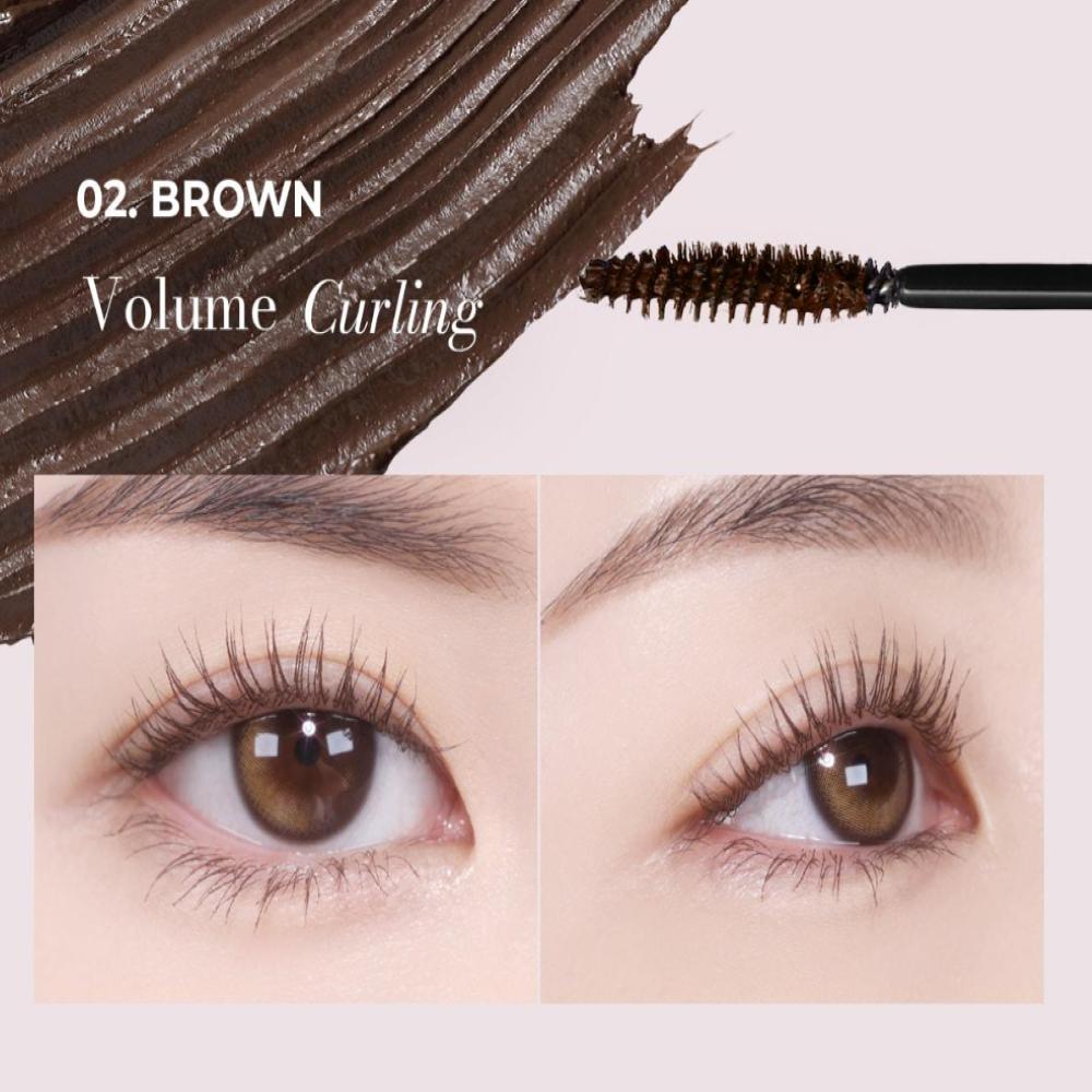 mude. Inspire Curling Mascara 8ml (Long Lash/Volume)