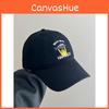 Adjustable Color Plum Baseball Cap Women Trendy Style With Embroidered Letters