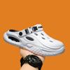 Summer new breathable non-slip sandals men's travel slippers seaside beach shoes comfortable bag head hole shoes