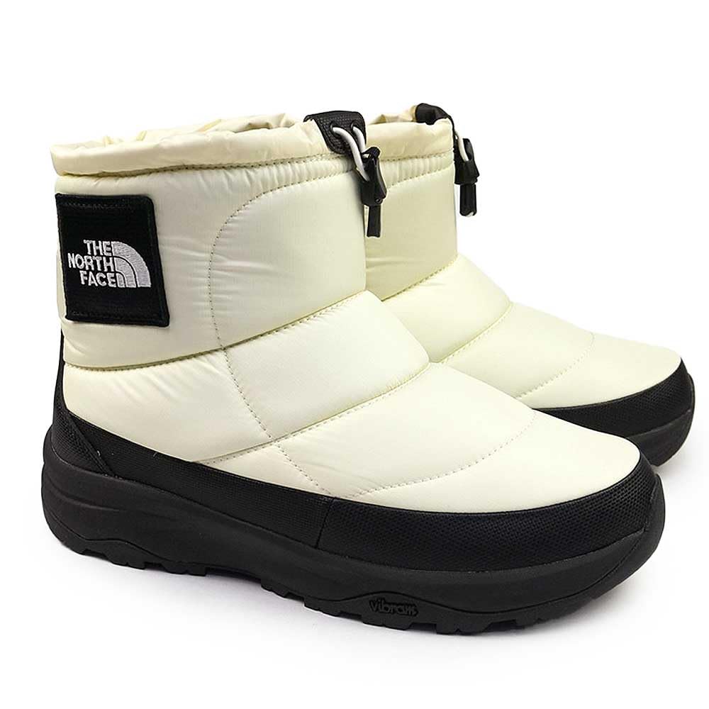 

The North Face Nuptse Bootie WP Logo Gardenia Size 6 Short, White/TNF Black,