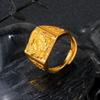 Men'S Embossed Dragon Ring Fashion Temperament Men'S Dragon Ring Lucky Treasure Fortune Brass Ring
