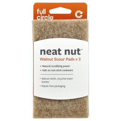 Neat Nut, Walnut Shell Stain Removal Pads, 3 Pack