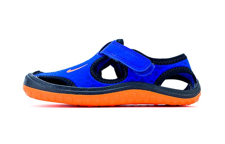 

Nike Sunray Protect Children s Sandals Blue Orange Children Aged 3 7 Years Old 344926-412 33.5