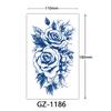 Herbal Tattoo Stickers, Juice Tattoo Stickers, Semi-Permanent English Letter Tattoo Stickers Tattoo