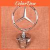 Emblemă Cromată Originală Mercedes Benz Stea în Picioare Capotă Pentru Modelele W123 W126 W201 W124