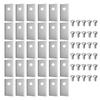 Lawnmower Blade with Mounting Screws Premium Stainless Steel Lawnmower Blades for Worx Landroid Heavy Duty Replacement Blades