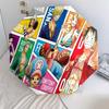 1 Stück Automatischer Faltregenschirm - Anime One Piece Muster Tragbares faltbares Design Mit 8 Rippen Weihnachts-Geburtstagsgeschenke