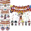 Naruto Ninja Tematyczne Party Supplies Dekoracje Baner Balon Topper na Tort Zestaw Dla Dzieci i Dorosłych