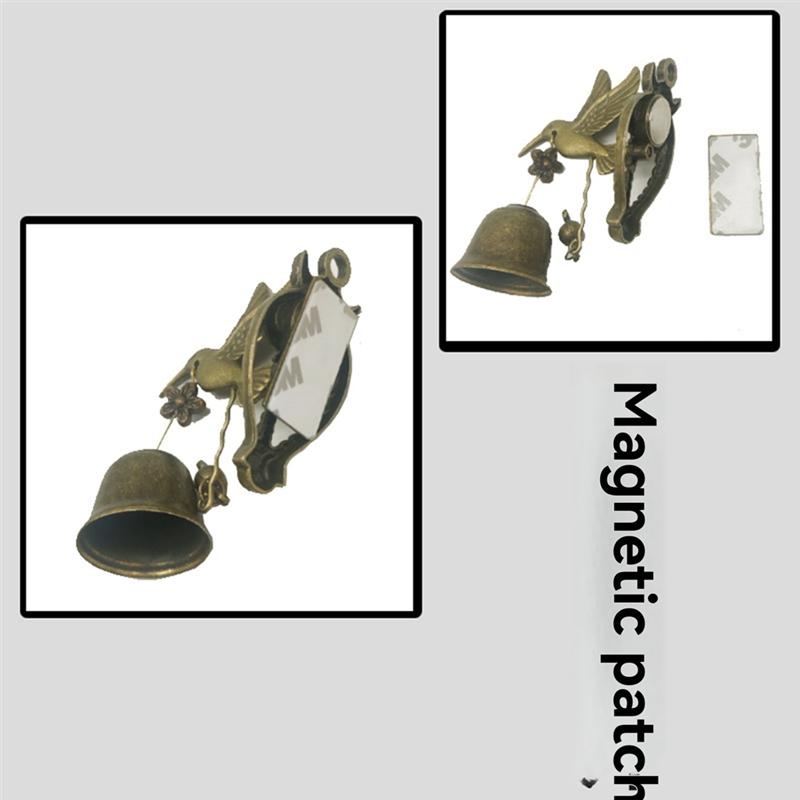 

Дверные колокольчики в виде животных Металлические железные колокольчики Подвески на стену Музыка ветра Формы Винтажный ностальгический стиль