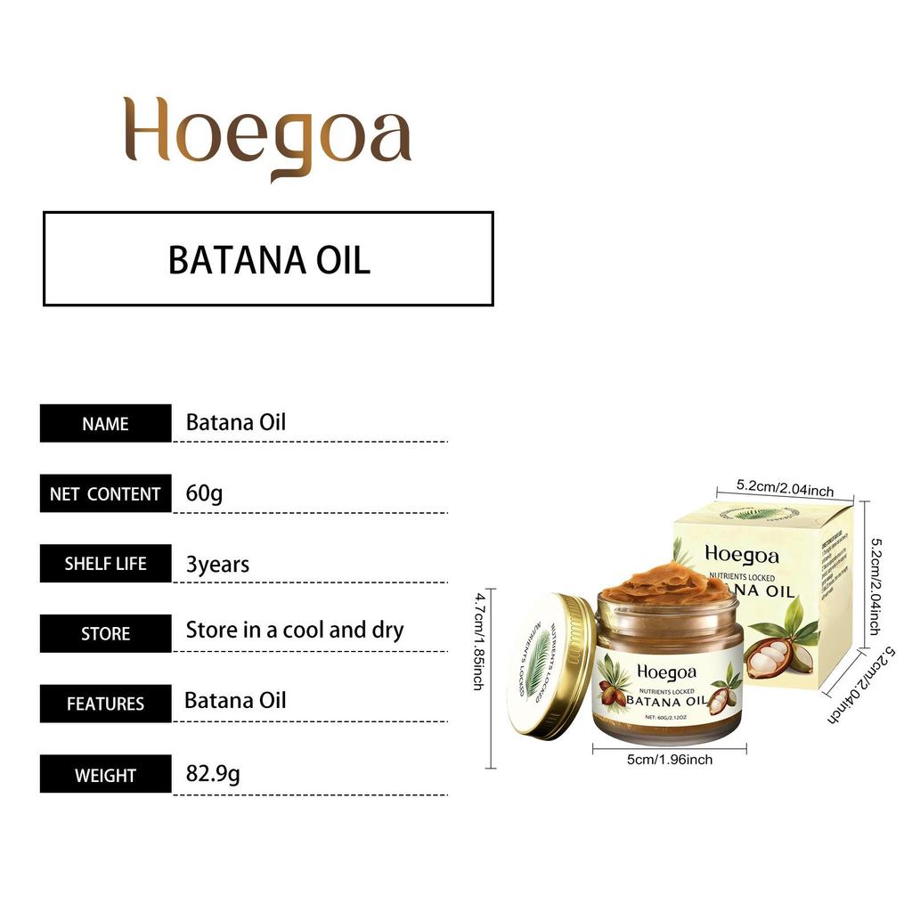 Batana Hair Mask, Tames Frizz & Flyaways, Moisturizing & Smooth, Nourishes Hair Texture, Daily Hair Care Treatment