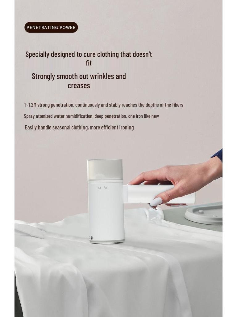 Portable Mini Electric Steam Brush: Travel Iron & Garment Steamer