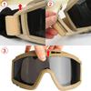 Neue Airsoft Taktische Brille 3 Gläser Winddicht Staubdicht Schießen Motocross Motorrad Bergsteigen Brille CS Sicherer Schutz