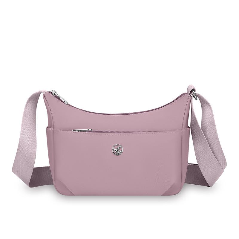 

Женская сумка через плечо, однотонная сумка-хобо, сумка через плечо, легкая сумка для мамы фиолетовый