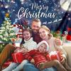 Large Christmas Backdrop Decorative Cloth 70.8x43.3Inch Polyester Fabric For Holiday Decorations And Family Gathering