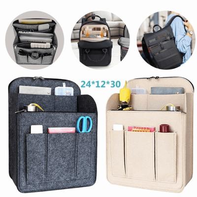 Mehrschichtiger Rucksackeinsatz Filz-Aufbewahrungstasche Langlebiger Rucksack-Organizer-Einsatz Umhängetasche