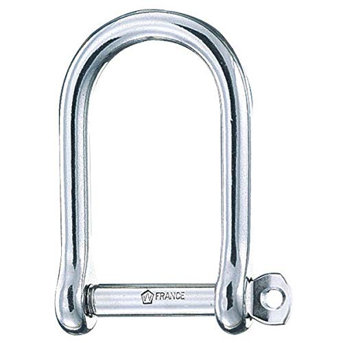 Wichard Wide Shackle Stainless Steel Pin Diameter 6mm Breaking Strength Pin diameter 6mm