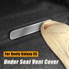 For Geely Galaxy E5 2024 2025 Under Seat Vent Cover Stainless Steel AC Protector Dust Guard Protective Sticker Cover Accessories
