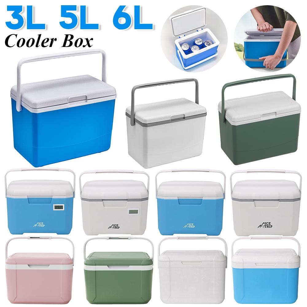 3L Camping Cooler Box Large Capacity Car Refrigerator Heat Preservation Camping Fridge Ice Cooler Storage Box for Travel Picnic