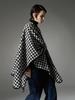Winter Scarf Women Layers Poncho Elegant Black White Houndstooth Wraps Shawl Scarve Capa Para Mujer Pashmina Cloak High Quality