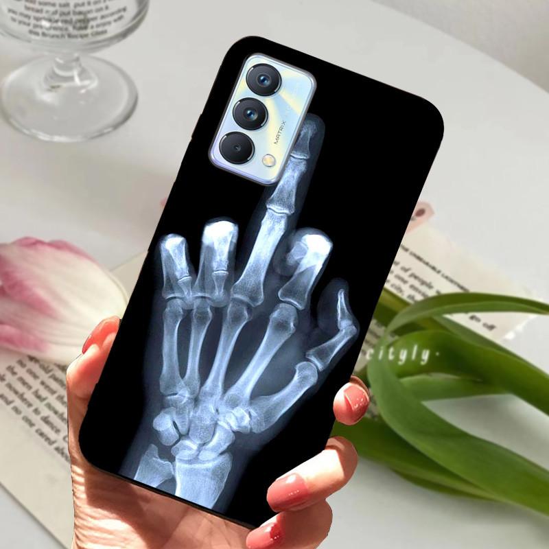 For cover Realme GT Master Case Edition Animal Cartoon Soft Silicone Funda for Realme GT Master Explorer Phone Cover Black Coque