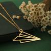 Kinitial Dainty Lotus Flower Books Necklace Women Stainless Steel Phoenix Comedy and Tragedy Mask Choker Necklace Gifts Jewelry
