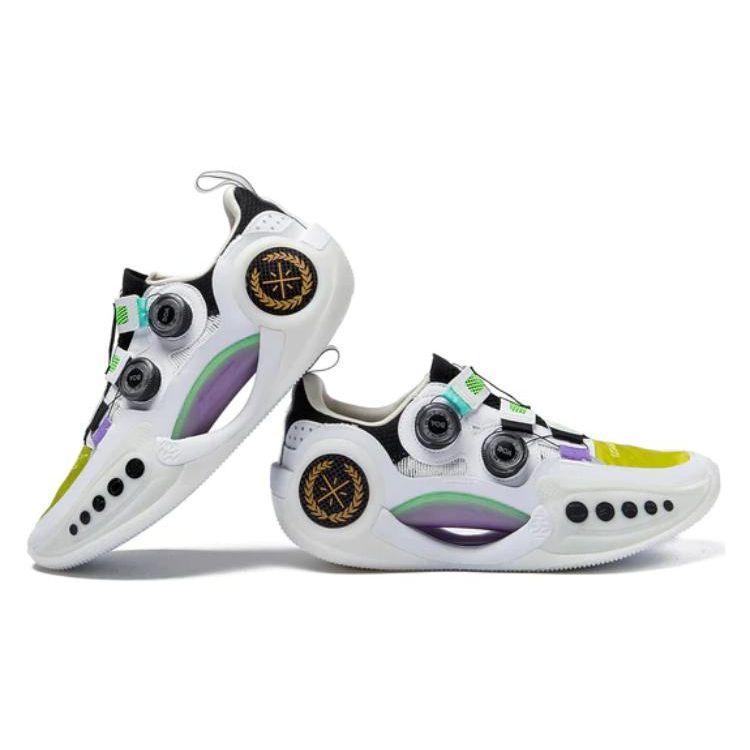 Li Ning Wow 9 City Exclusive Chengdu Shock Absorption Slip Resistant Durable Low Top Basketball Shoes Men Basketball Shoes ABES003-4