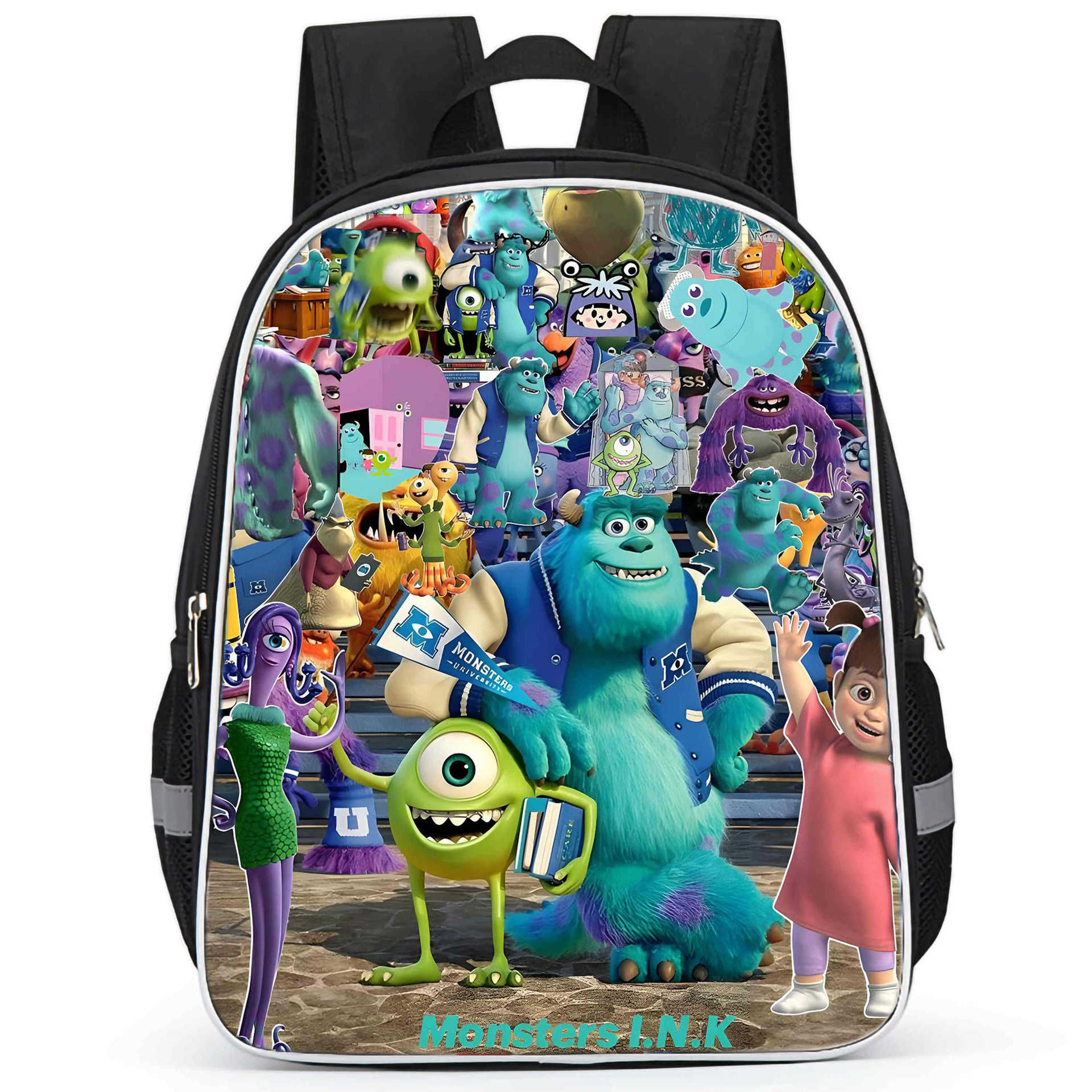 Monsters Power Company Monsters, Inc School Bag High Definition Multi-Function Oxford Light Backpack