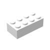 Classic Bulk Solid Color Bricks3001 2x4 Building Blocks 150pcs Grey Orange Pieces Compatible with Lego All Major Brick Brands