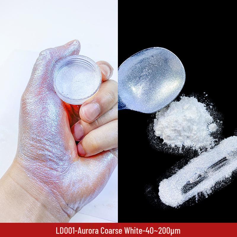 Iridescent Aurora Cosmetic Grade Mica Powder for Glitter Eyeshadow & Bath Soap, 10g