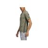 Adidas Solid Color Casual Comfortable Breathable Round Neck Short Sleeve T-Shirt Men Tops Army-Green FT2790