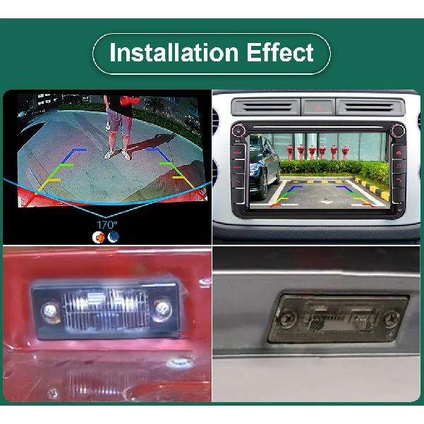 170 Degree AHD 1080P CVBS Car Rear View Camera For Volkswagen VW Jetta Bora Polo Golf MK4 A4 MK5 A5 Golf 4 5 Trajectory/Ruler