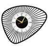 Wall Clock for Home, Office, Living Room, Bedroom, Kids Room & Kitchen | Big Stylish Latest Home Decor | (41 X 32 CM) | Black (Battery Included)