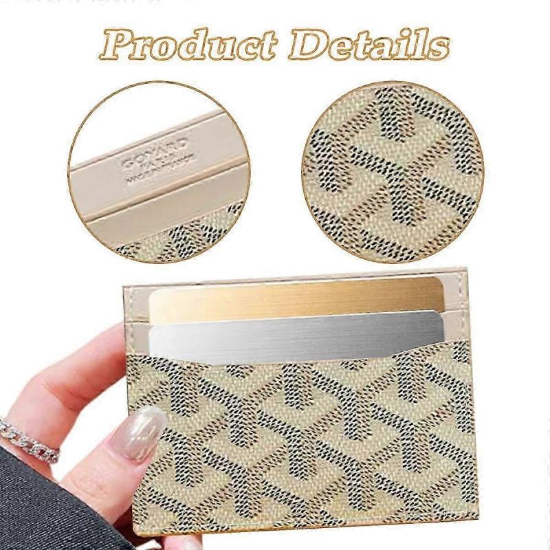 Tamaño Cuero Vacuno Elegante Tarjetero Estilo Pequeño Tarjetero moda