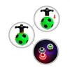 1 Pc Cartoon Spinning Top Football Submarine PVC Model LED Flashing Light Music Launcher Night Glow Kid Gift Toy