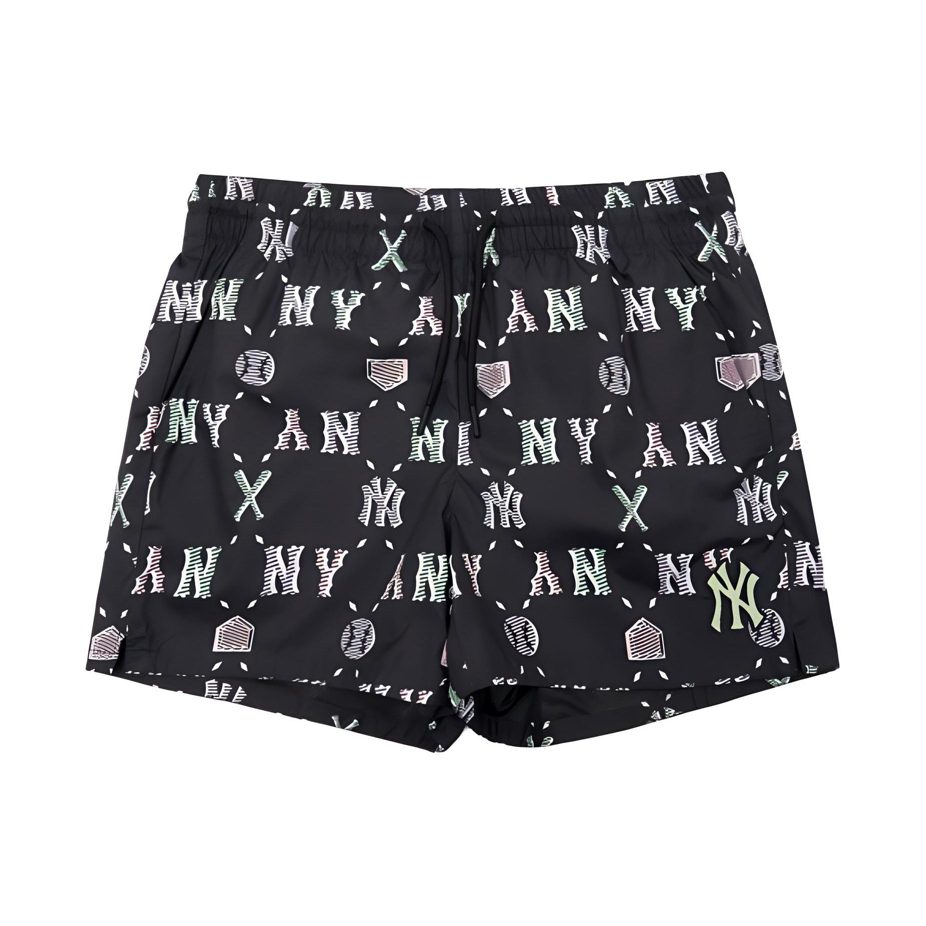 

New MLB New York Yankees Casual Shorts Women s Black 3FSMM0123-50BKS XS