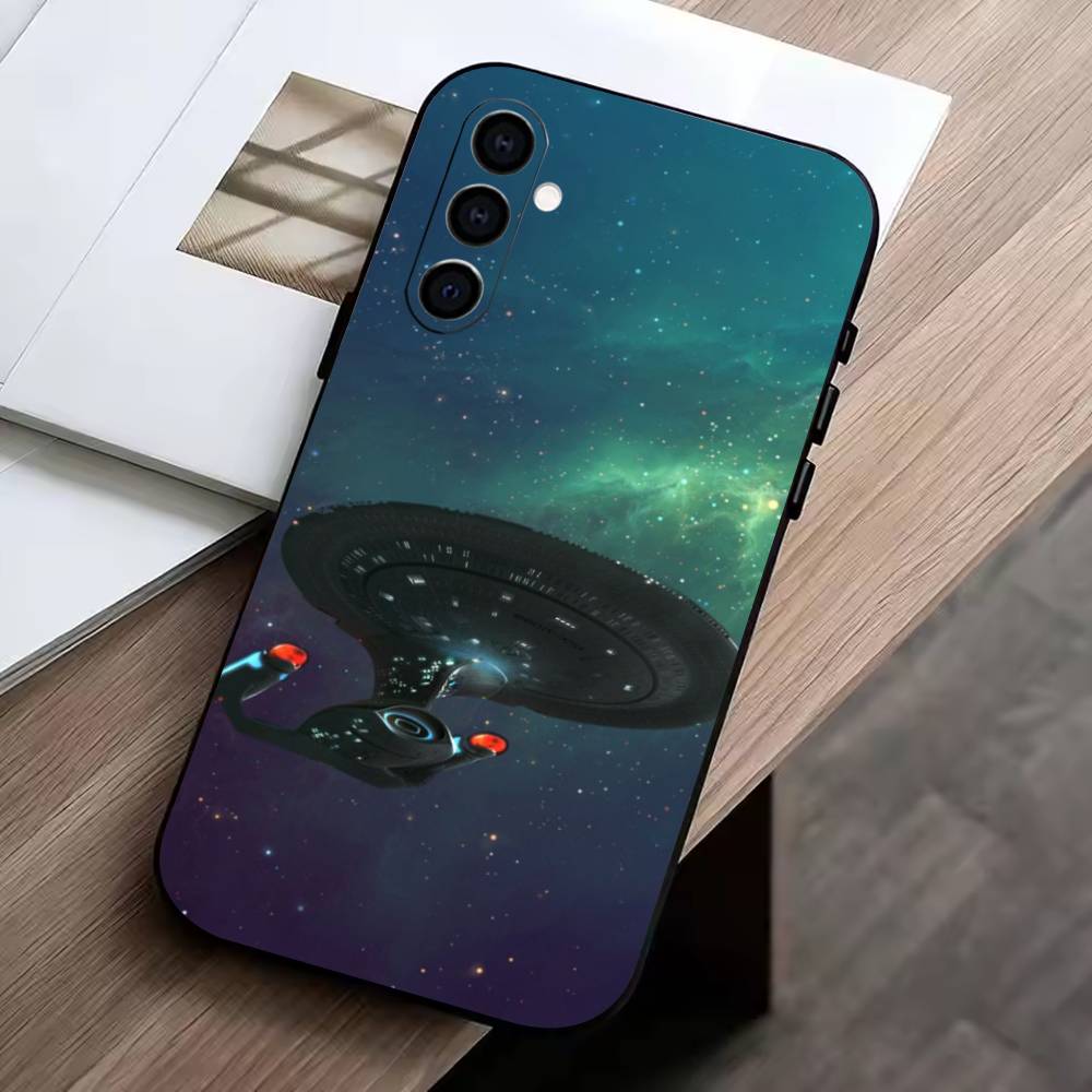 

S-Star Trek Ships Phone Case For Samsung Galaxy A73,A72,A71,A70,A53,A52,A51,Others Soft Black Cover Samsung a21s